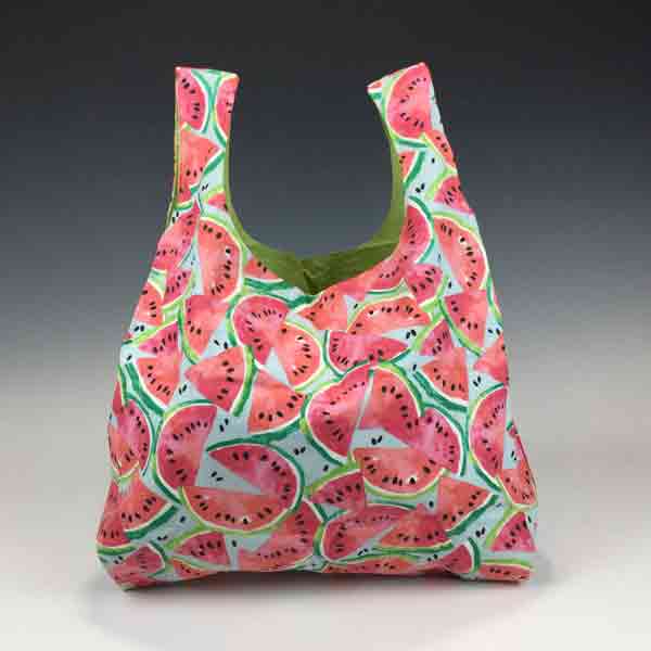 Eco Friendly FoldUp Market Bag-Watermelons AOP - Image 3